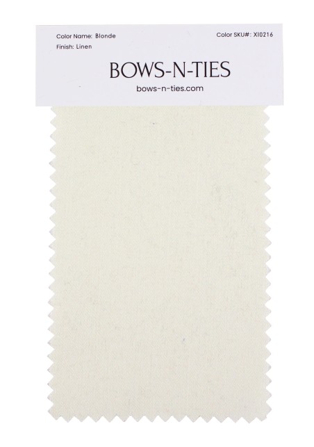 Linen Texture Fabric Swatch - Blonde