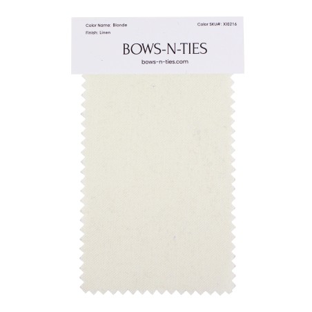 Linen Texture Fabric Swatch - Blonde