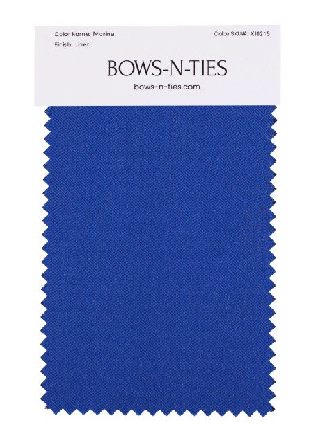 Linen Texture Fabric Swatch - Marine