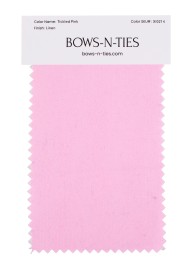 Linen Texture Fabric Swatch - Tickled Pink