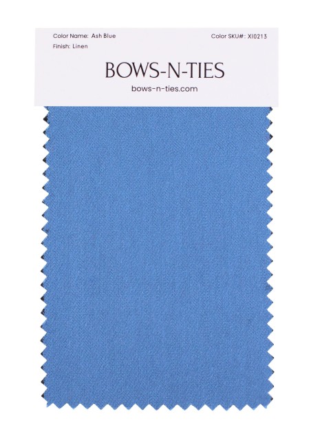 Linen Texture Fabric Swatch - Ash Blue