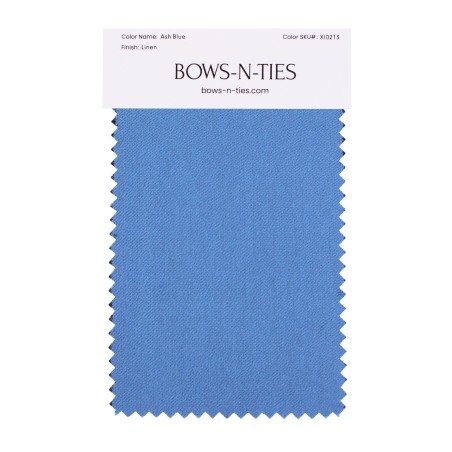 Linen Texture Fabric Swatch - Ash Blue