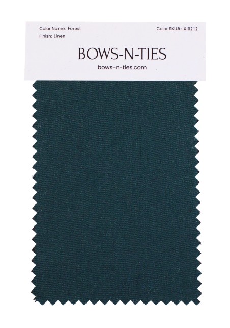 Linen Texture Fabric Swatch - Forest