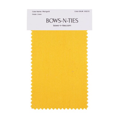 Linen Texture Fabric Swatch - Marigold