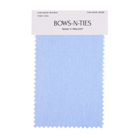 Linen Texture Fabric Swatch - Blue Bird