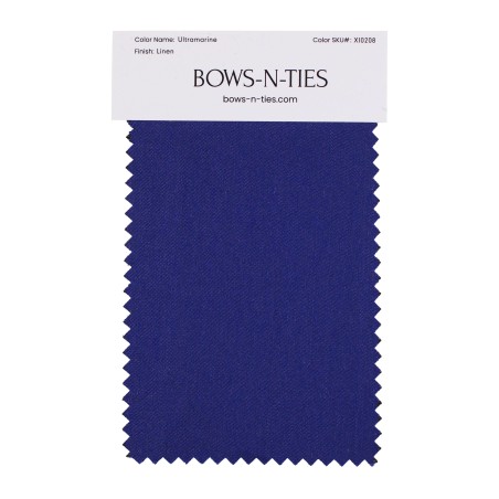 Linen Texture Fabric Swatch - Ultramarine