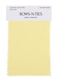 Linen Texture Fabric Swatch - Lemon Chiffon