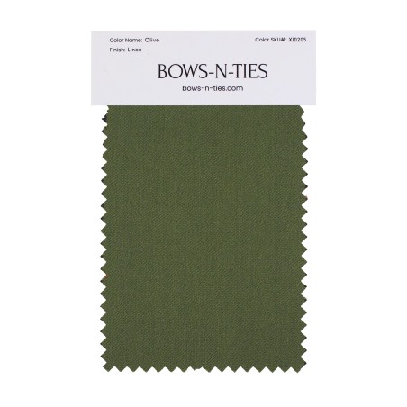 Linen Texture Fabric Swatch - Olive