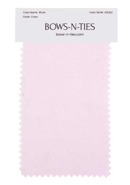 Linen Texture Fabric Swatch - Blush