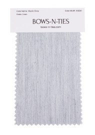 Linen Texture Fabric Swatch - Mystic Gray