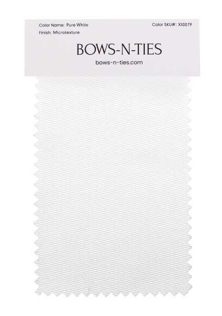Micro Texture Fabric Swatch - Pure White