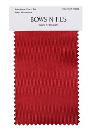 Micro Texture Fabric Swatch - Cherry Red