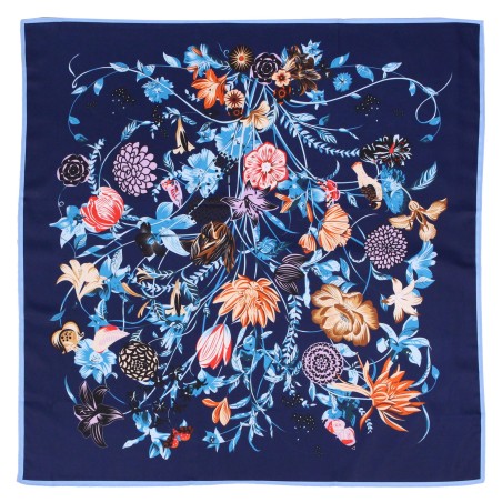 Bouquet Print Ladies Neck Scarf