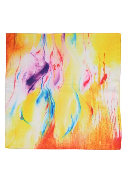 Watercolor Print Ladies Scarf