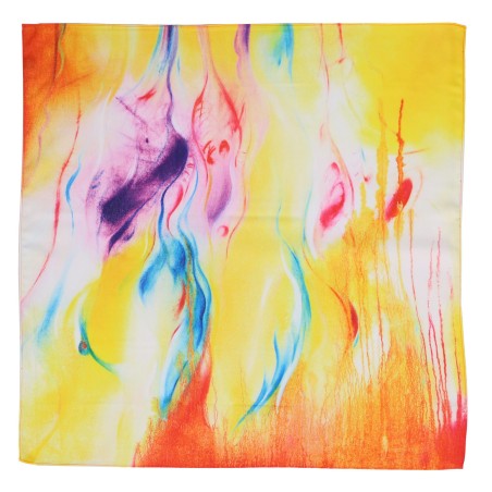 Watercolor Print Ladies Scarf