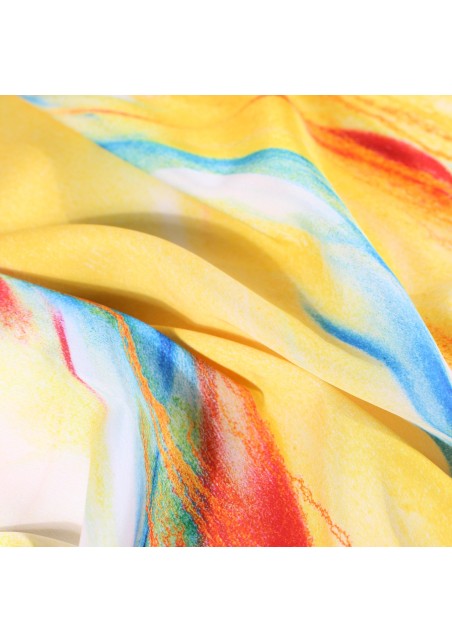 Watercolor Print Ladies Scarf