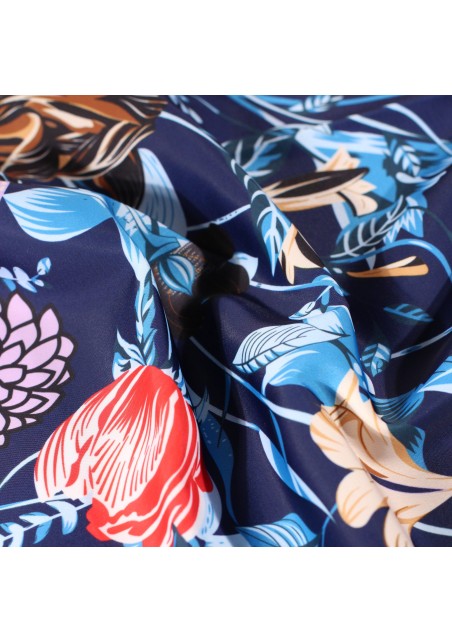 Bouquet Print Ladies Neck Scarf