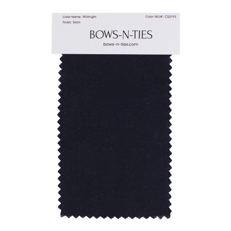 Satin Fabric Swatch - Midnight