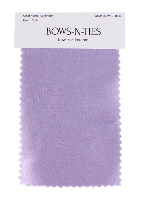 Satin Fabric Swatch - Lavender