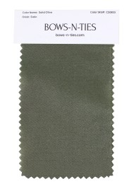 Satin Fabric Swatch - Solid Olive