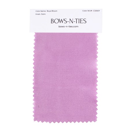 Satin Fabric Swatch - Royal Bloom