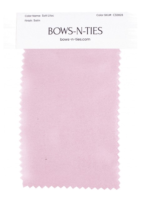 Satin Fabric Swatch - Soft Lilac