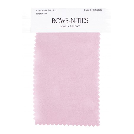 Satin Fabric Swatch - Soft Lilac