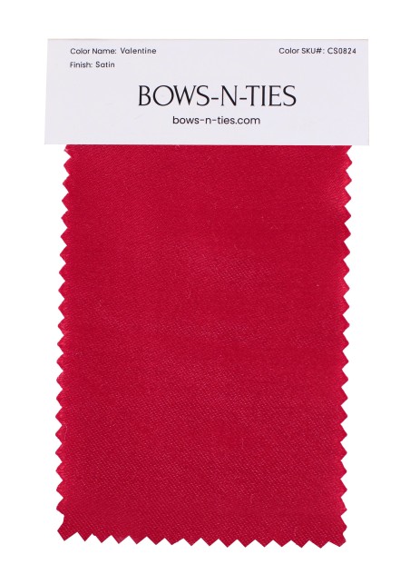Satin Fabric Swatch - Valentine