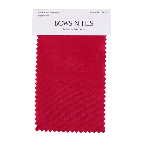 Satin Fabric Swatch - Valentine