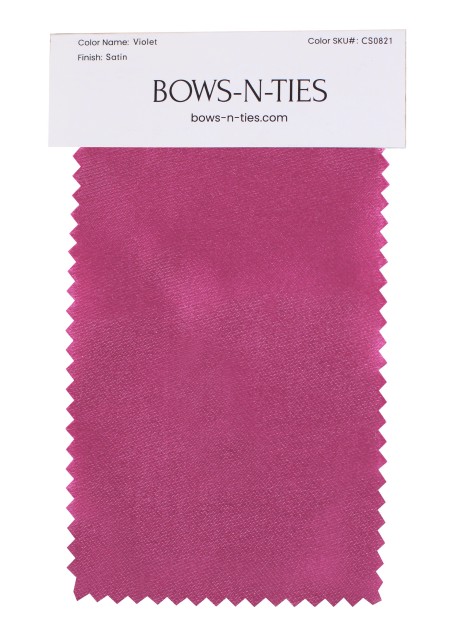 Satin Fabric Swatch - Violet