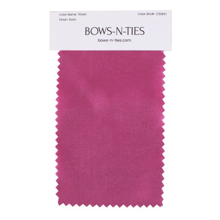 Satin Fabric Swatch - Violet