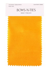 Satin Fabric Swatch - Golden Saffron