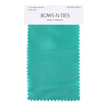 Satin Fabric Swatch - Mermaid
