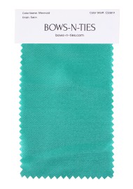 Satin Fabric Swatch - Mermaid