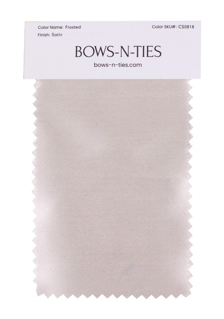 Satin Fabric Swatch - Frosted
