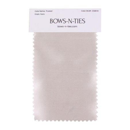 Satin Fabric Swatch - Frosted