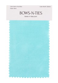 Satin Fabric Swatch - Pool Blue