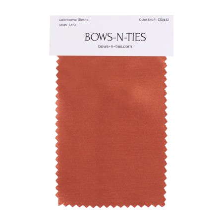Satin Fabric Swatch - Sienna