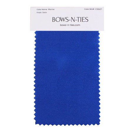 Satin Fabric Swatch - Marine