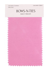 Satin Fabric Swatch - Carnation