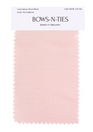Herringbone Fabric Swatch - Peach Blush