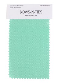 Herringbone Fabric Swatch - Mint Green