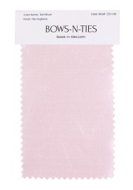 Herringbone Fabric Swatch - Soft Blush