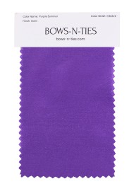 Satin Fabric Swatch - Purple Summer