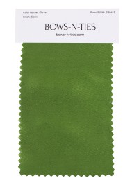 Satin Fabric Swatch - Clover