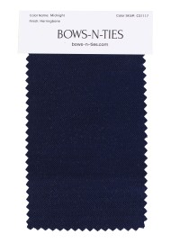 Herringbone Fabric Swatch - Midnight