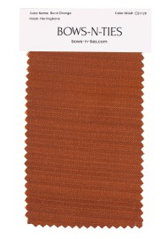 Herringbone Fabric Swatch - Burnt Orange