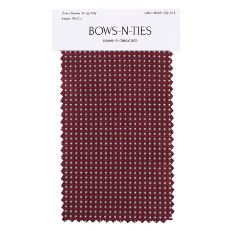 Pin Dot Fabric Swatch - Burgundy