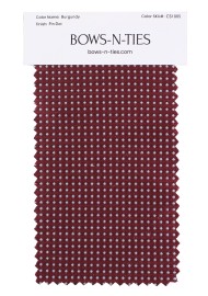 Pin Dot Fabric Swatch - Burgundy