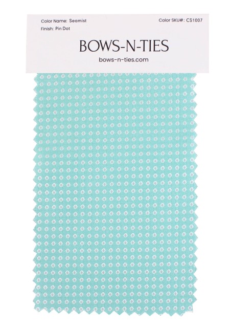Pin Dot Fabric Swatch - Seamist